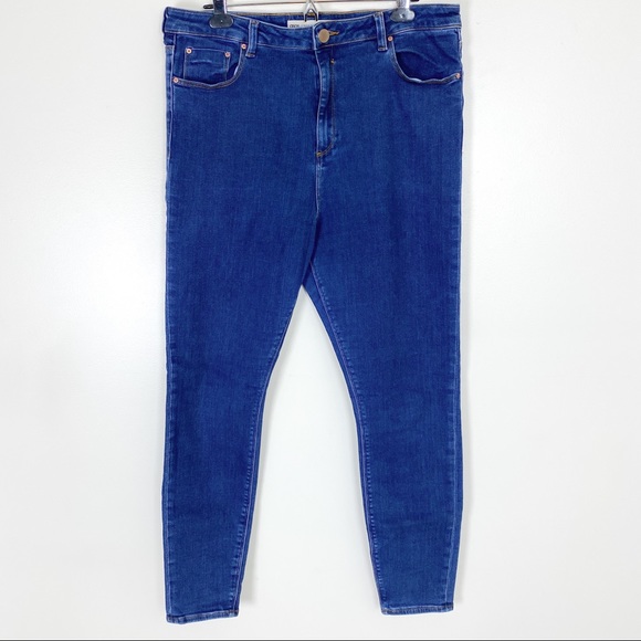 ASOS | Plus Size High Rise Skinny Jeans - Picture 2 of 6